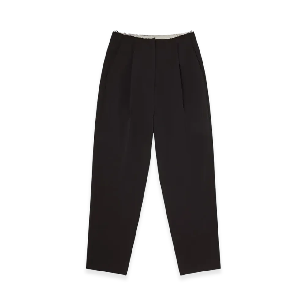MM6 Maison Margiela Women's Raw Edge Trousers "Black"