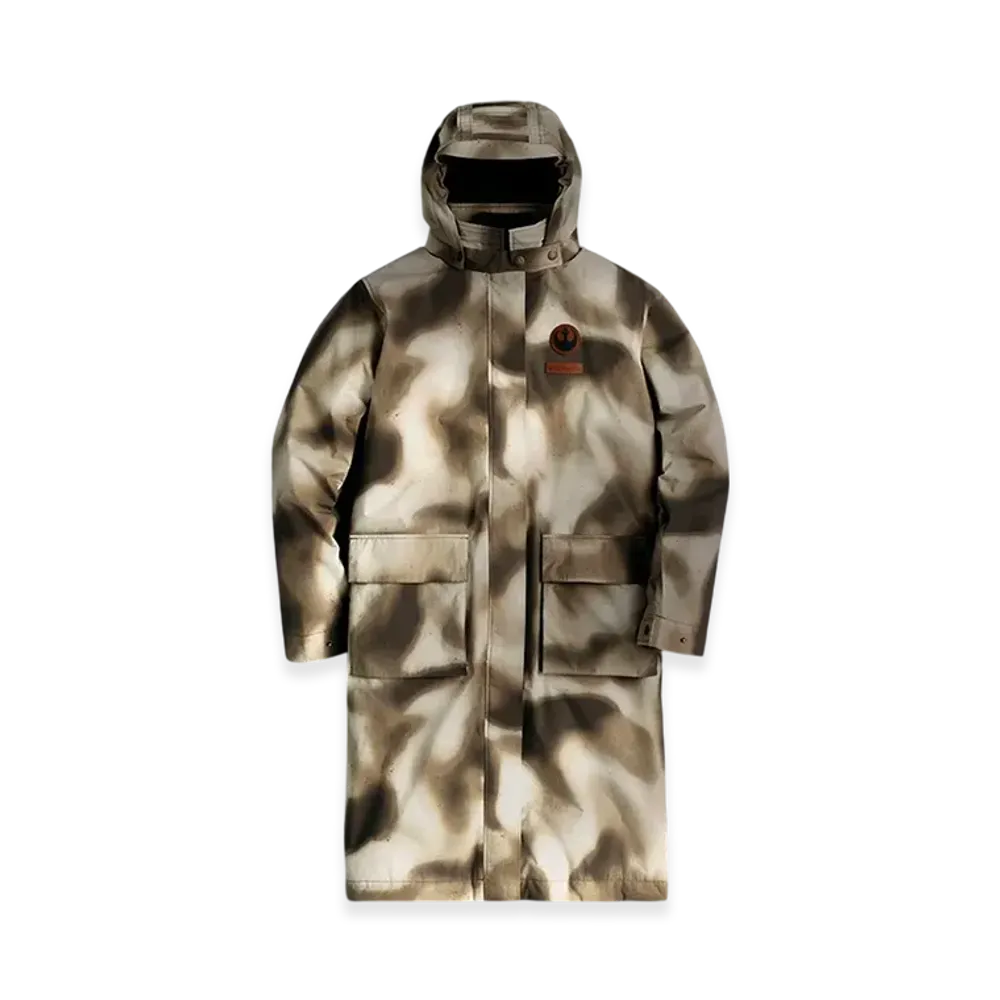 Columbia STAR WARS "THE ENDOR COLLECTION" General Han Solo Trench "Buffalo Camo"