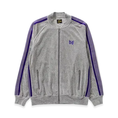 NEEDLES R.C. Track Jacket Velour "Grey"