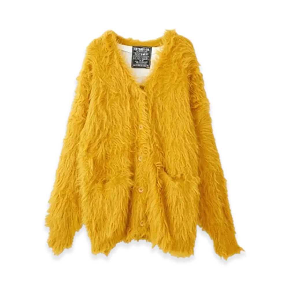 HYSTERIC GLAMOUR Sound Experience Cardigan "Yellow"