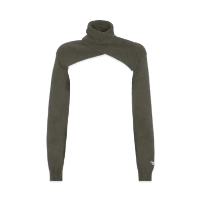 FENDI Women's Wool & Cashmere Shrug "Green"