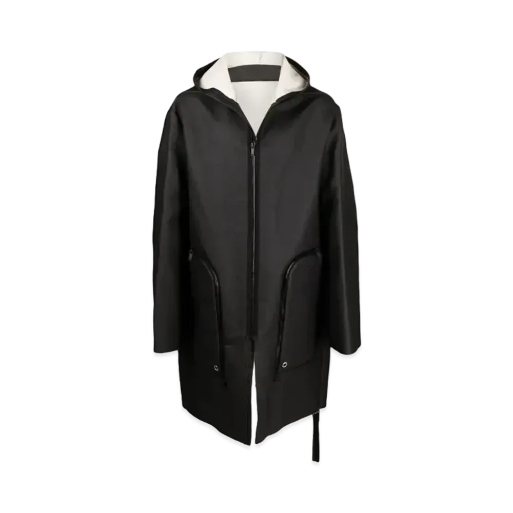 RICK OWENS Strobe Parker Coat "Black"
