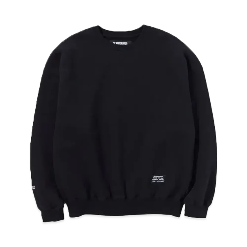 NEIGHBORHOOD SD-S Crewneck LS . CO "Black"