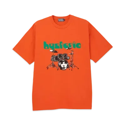 HYSTERIC GLAMOUR Drum Kit T-Shirt "Orange"
