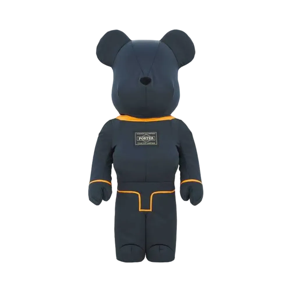Bearbrick PORTER TANKER IRON BLUE Special Edition 1000%