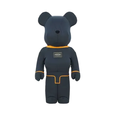 Bearbrick PORTER TANKER IRON BLUE Special Edition 1000%