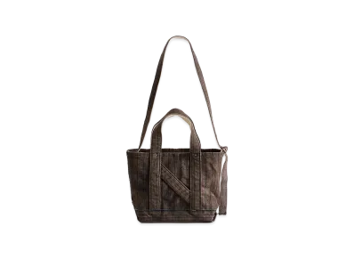 NICENESS V.M.Lesh Printed Stripe Shoulder Tote Bag – Mini "Wide Stripe"