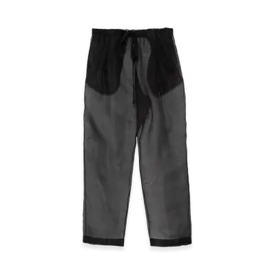 KHAITE Women's Trenton Silk Trousers "Black"