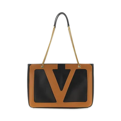 Valentino Garavani 'viva Superstar' Midi Shopping Bag "Brown"