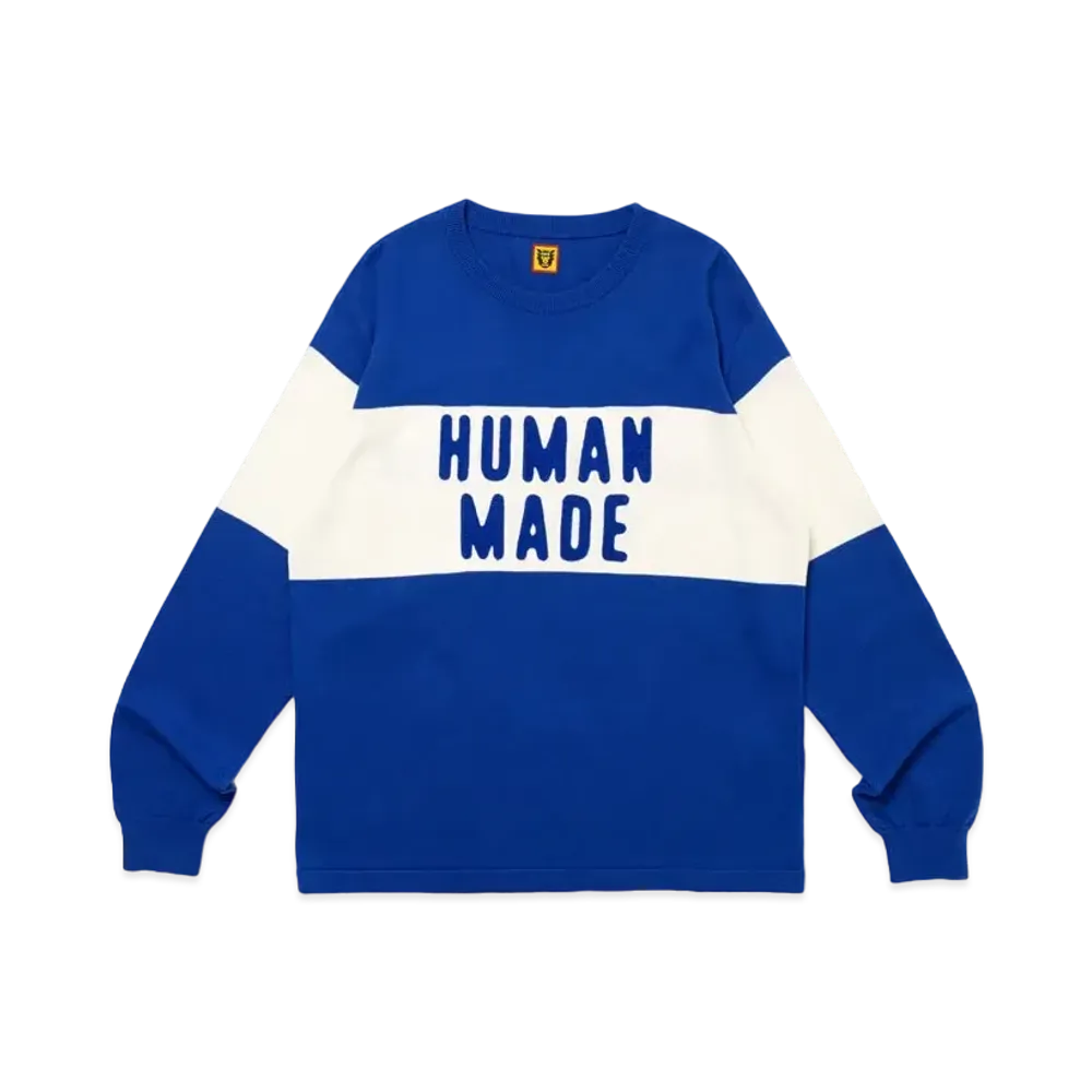 HUMAN MADE Knit Sweater #2 "Blue"