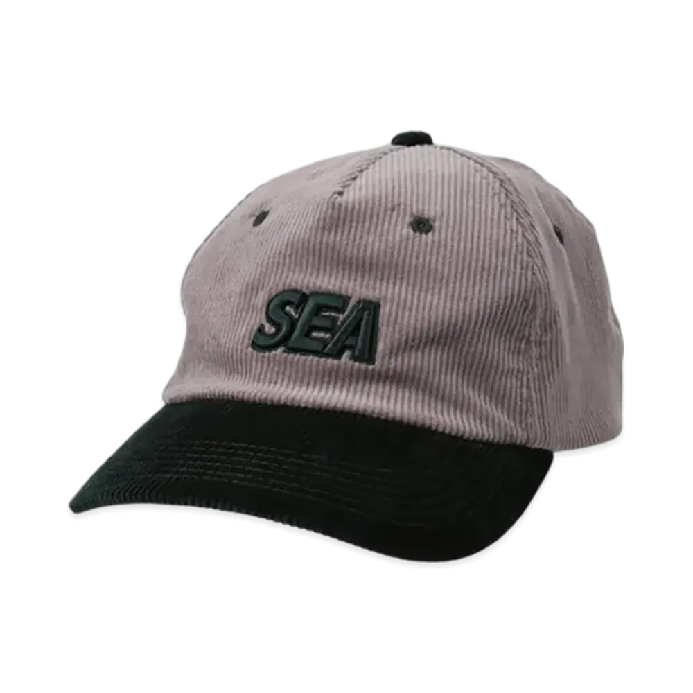 WIND AND SEA Corduroy ESS Cap "Gray/Green"