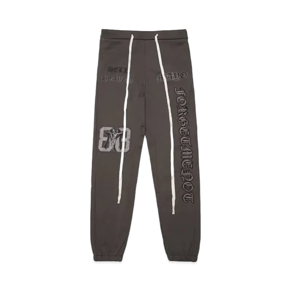 MAYO HEAVEN&HELL Embroidery Sweat Pants "GRAY"