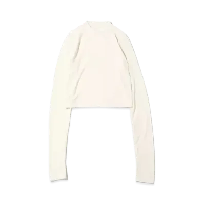 atmos pink Sheer Turtleneck Pullover "White"