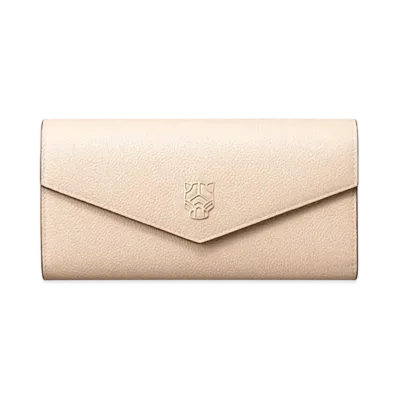 Cartier International Wallet with Flap, Panthere de Cartier "Light Beige"