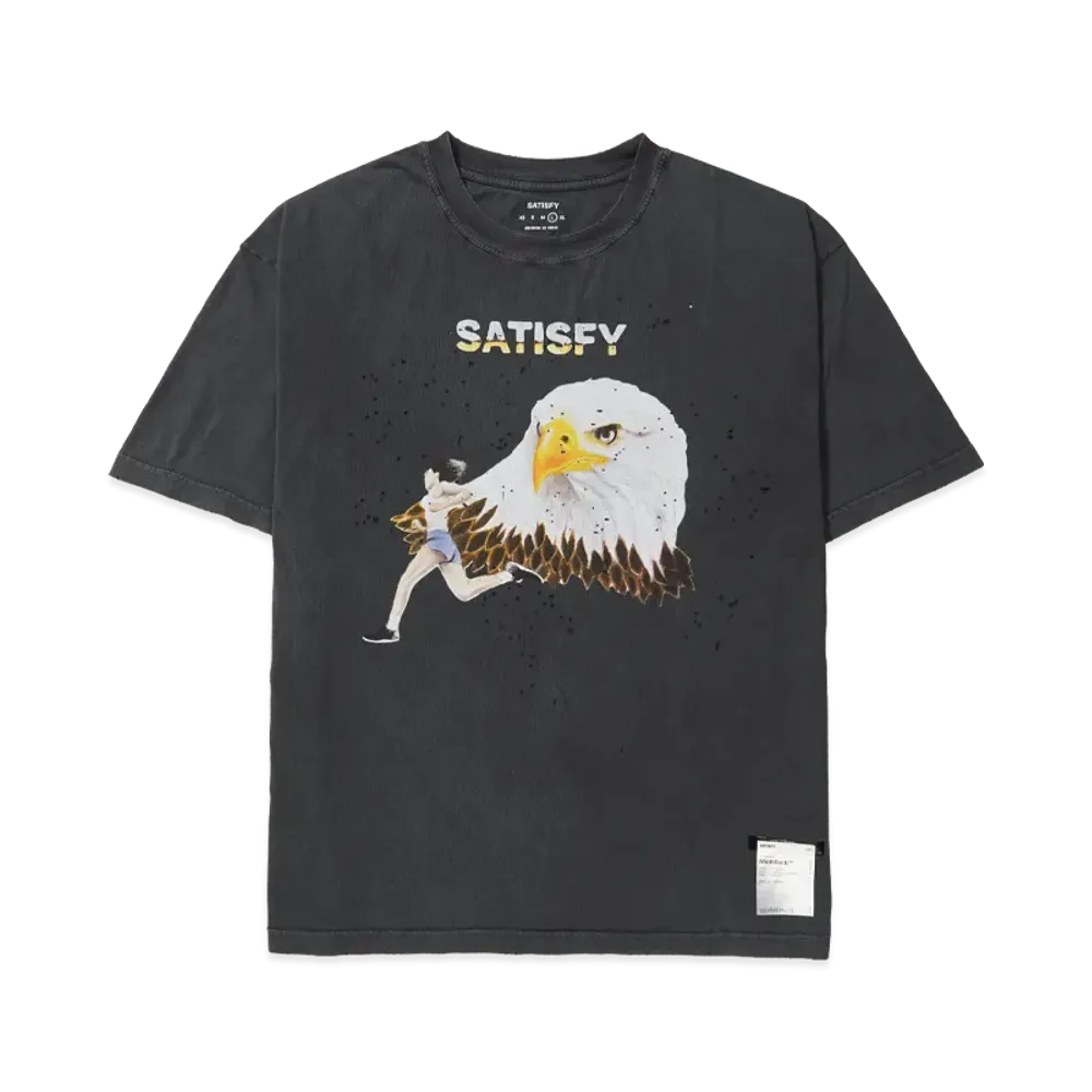 SATISFY MothTech T-Shirt "Black"
