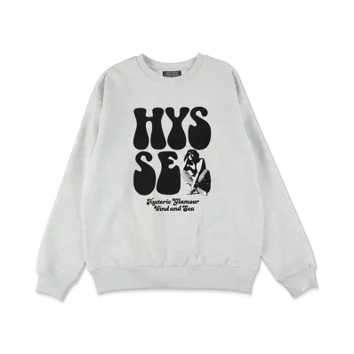 WIND AND SEA x HYSTERIC GLAMOUR Crew Neck Sweat "Gray"