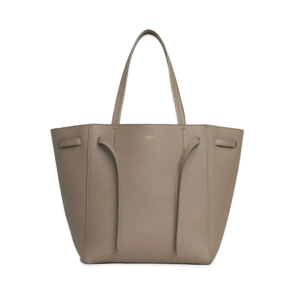 CELINE Small Cabas Phantom in Soft Grained Calfskin "Taupe"