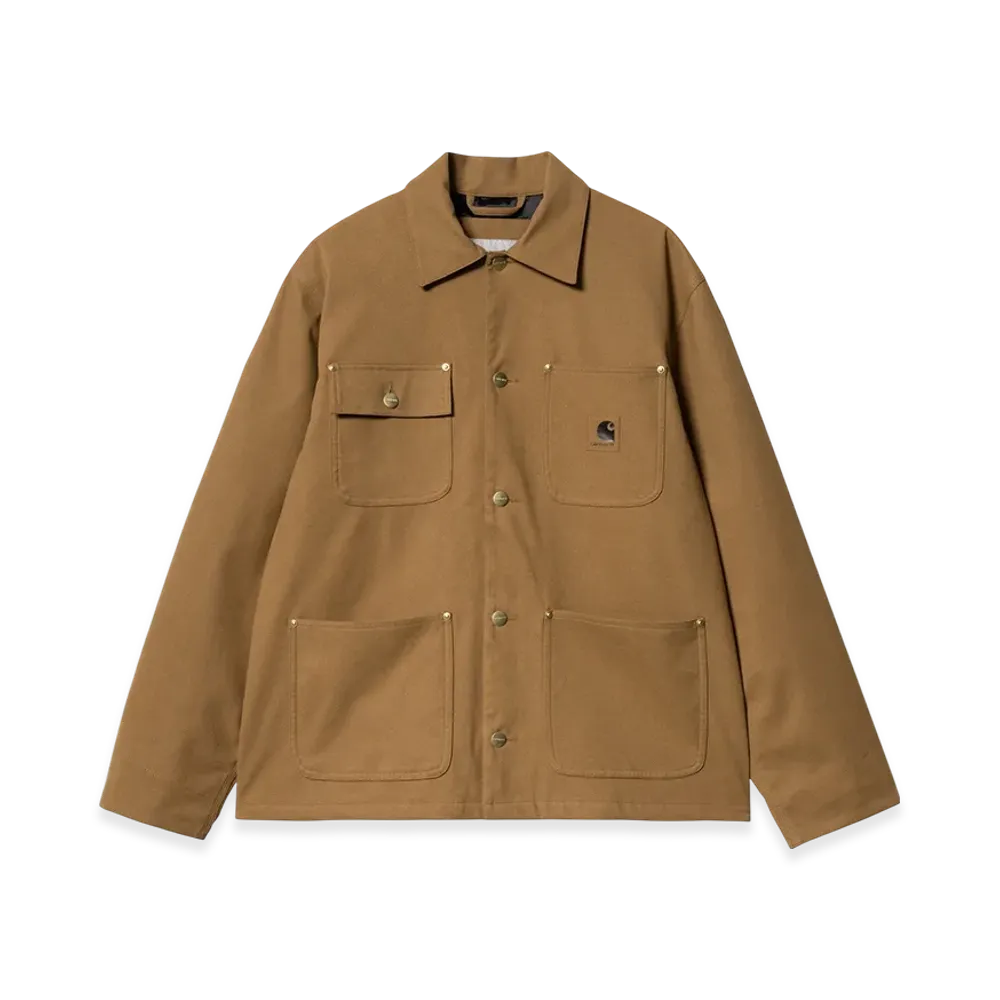 Carhartt WIP Suede Michigan Coat "Hamilton Brown"