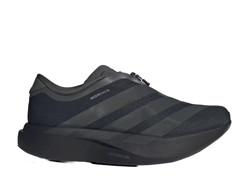 adidas Women's Adizero Evo SL Zip "Core Black/Grey Six"