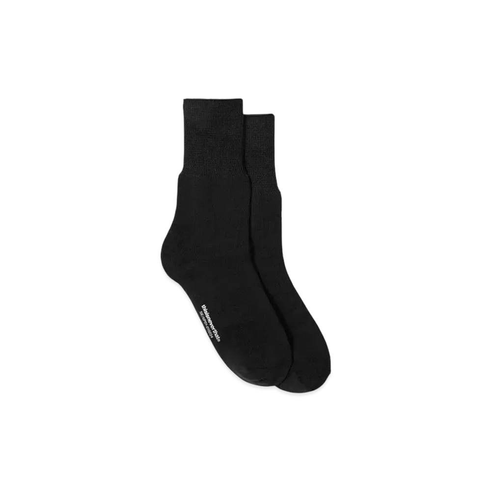 thisisneverthat Soft Socks 2Pack "Black"