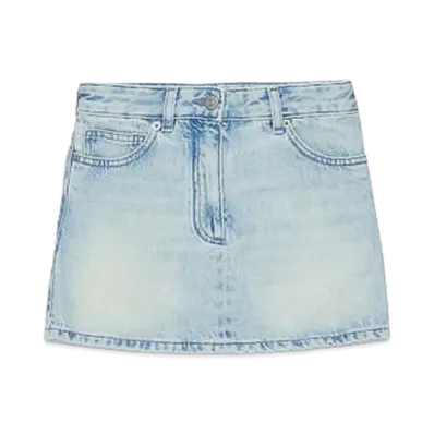 MM6 Maison Margiela Women's Denim Skirt "Blue"