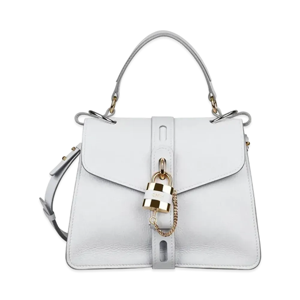 Chloe Aby Medium Day Leather 2WAY Bag "White"