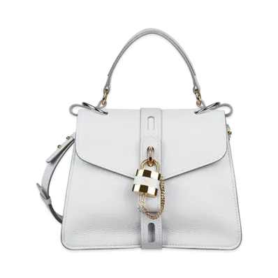 Chloe Aby Medium Day Leather 2WAY Bag "White"