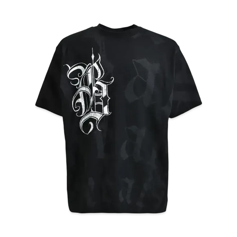 BREATH Suicide Black Letterd Logo Tee "Black"