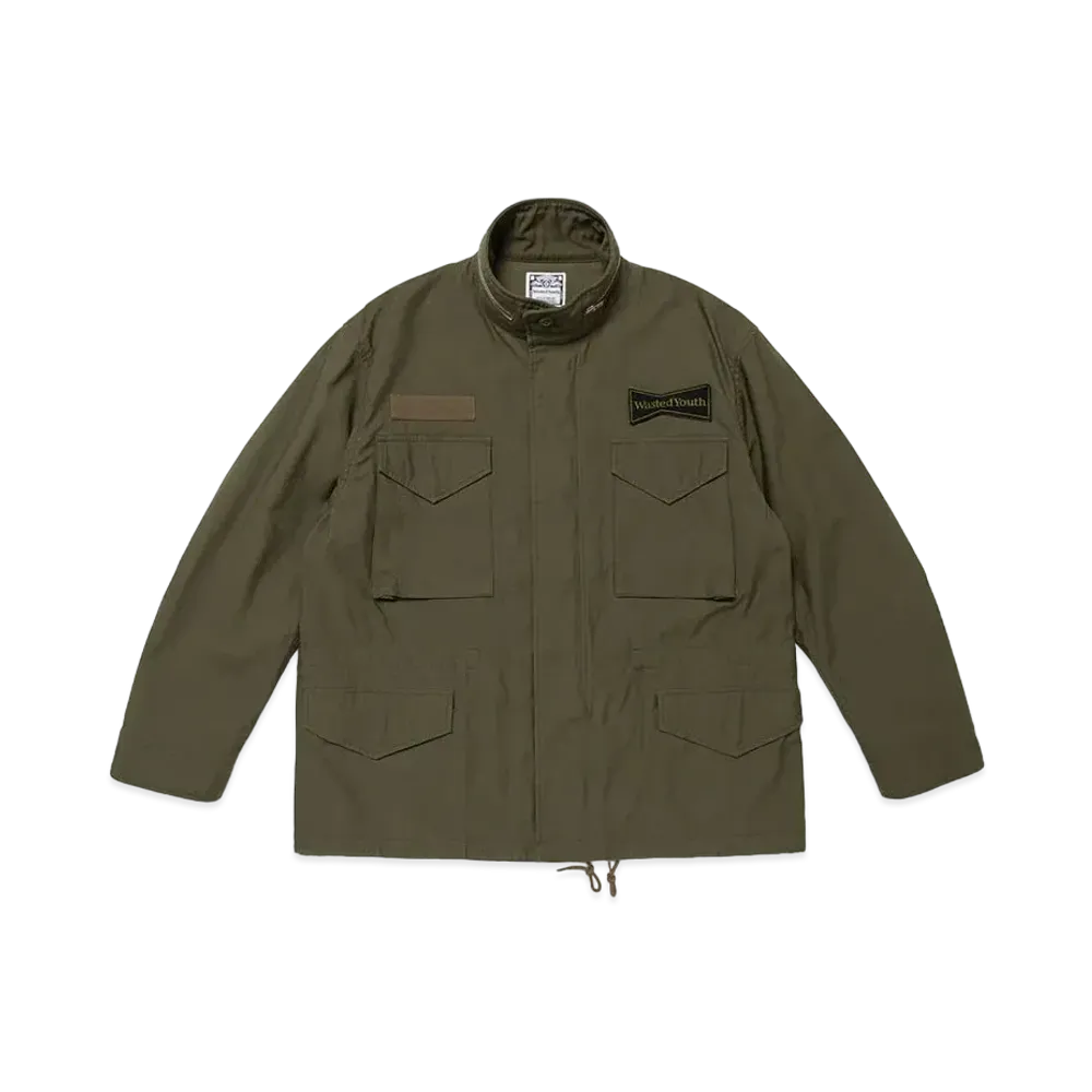Wasted Youth Military Jacket "Olive Drab" / VERDY
