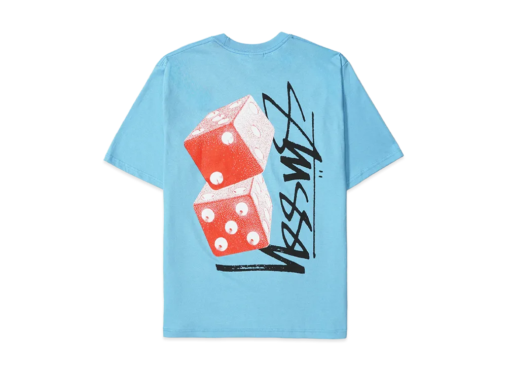 Stussy Tall Dice Tee "Sky Blue"