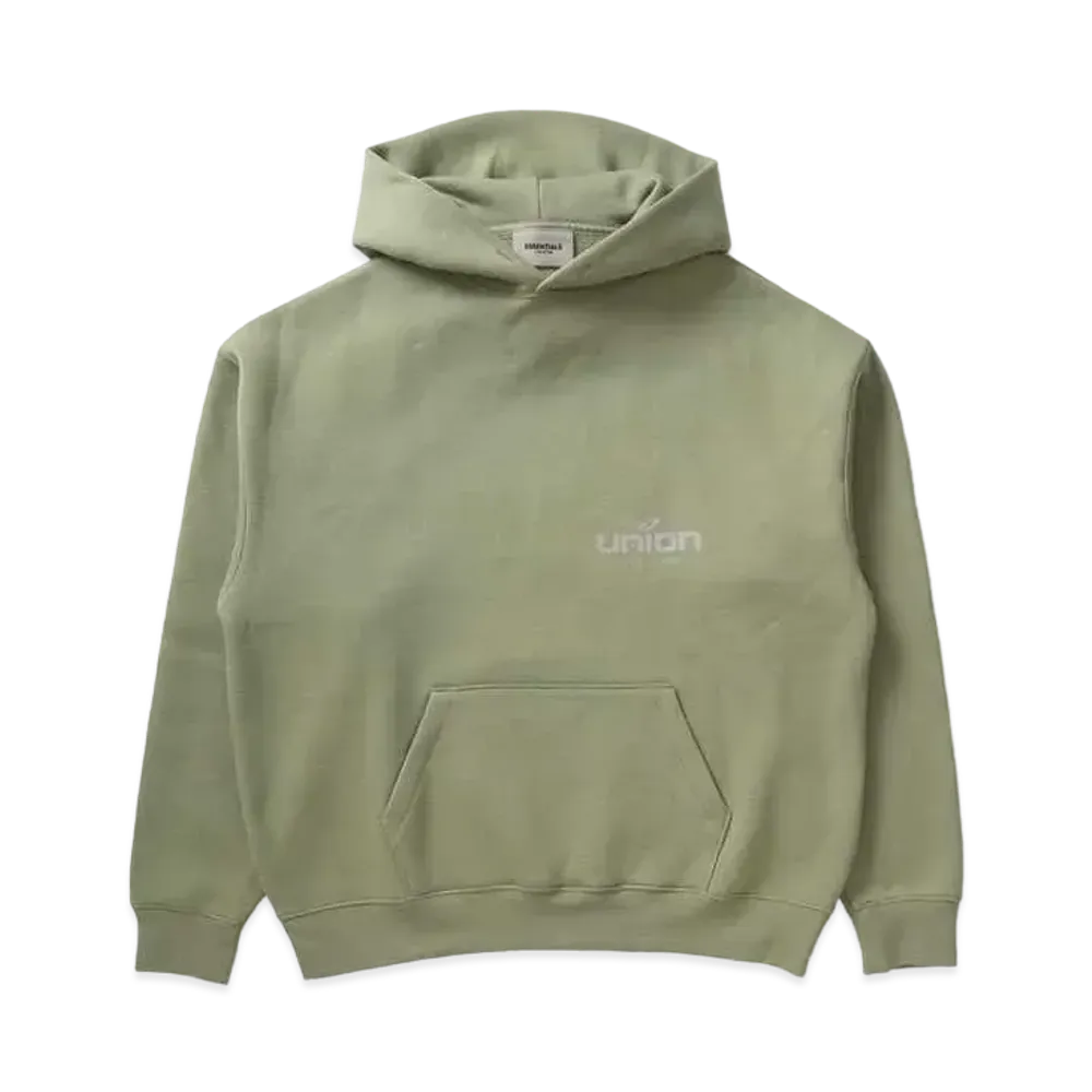FEAR OF GOD ESSENTIALS × UNION Vintage Hoodie Vintage "Army"