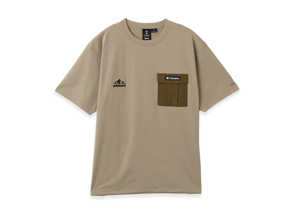 atmos x Columbia Pocket T-shirt "Brown"