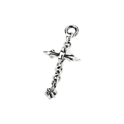 Chrome Hearts Raleigh Cross Charm "Silver"