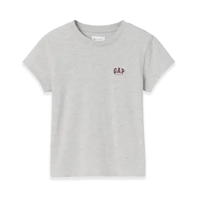 Gap x Victoria Beckham Women's Organic Cotton Logo T-Shirt "Heather Gray"