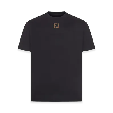 FENDI Cotton T-Shirt "Black"
