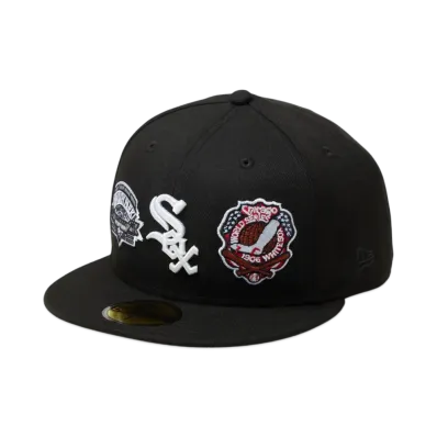 NEW ERA 59Fifty MLB Allover Chicago White Sox "Black"