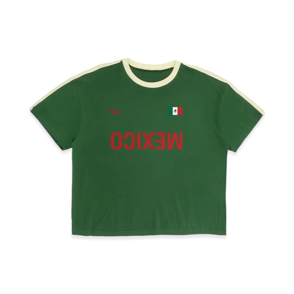 Travis Scott Cactus Jack x Nike Mexico Total 90 Tee "Green"