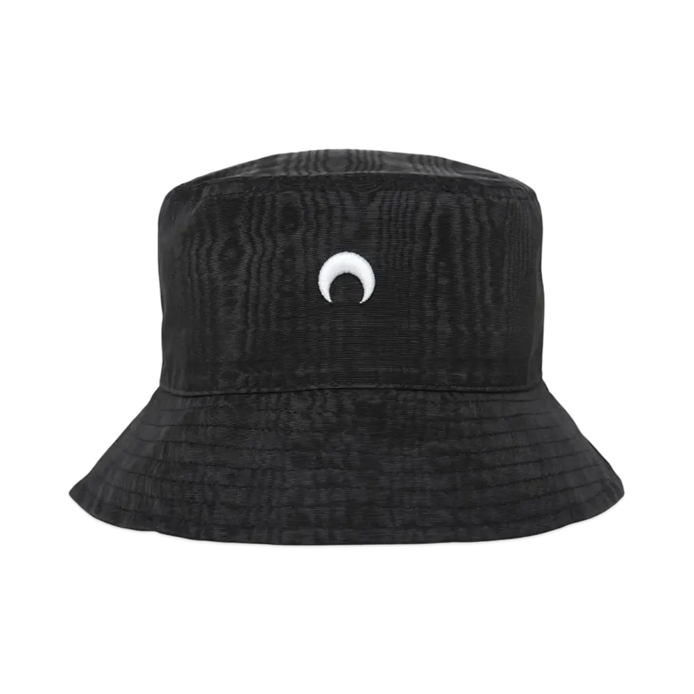 Marine serre RECYCLED MOIRE BUCKET HAT "BLACK"
