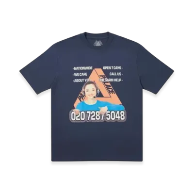 PALACE Bell Man T-Shirt "Navy"