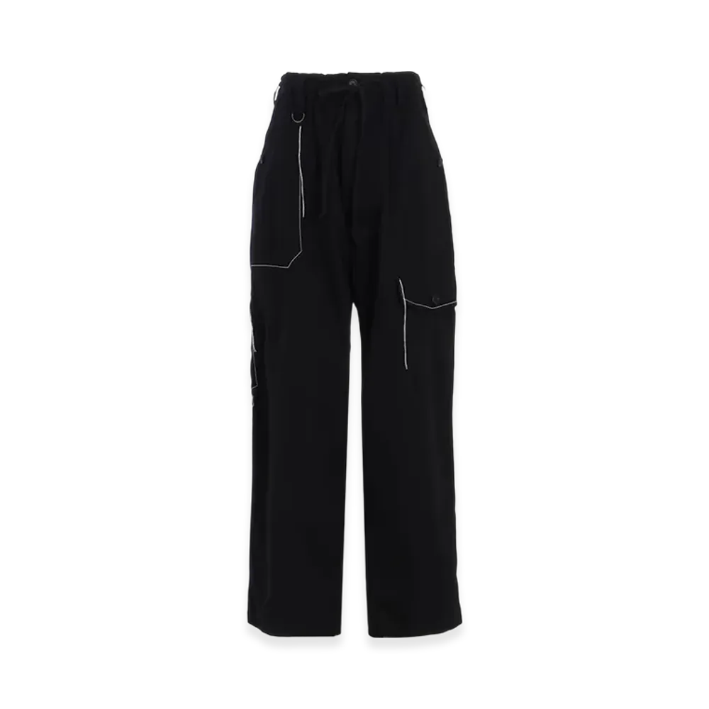 S'YTE Cotton Twill Color Stitching Work Pant "Black"