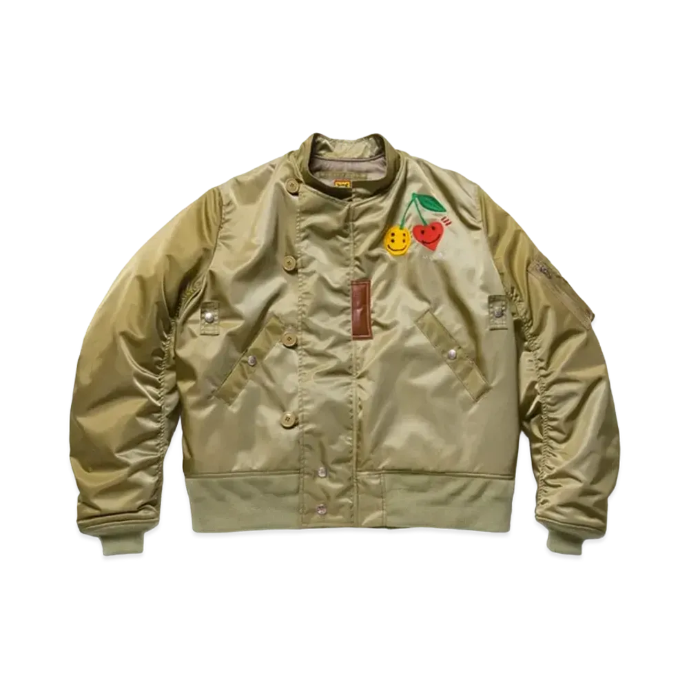 HUMAN MADE Cactus Plant Flea Market We're Good! Flight Jacket "Gold"