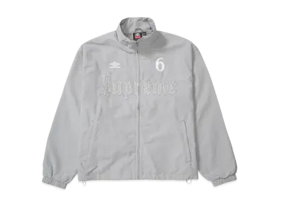 Supreme x Umbro Rhinestone Track Jacket "Light Grey"
