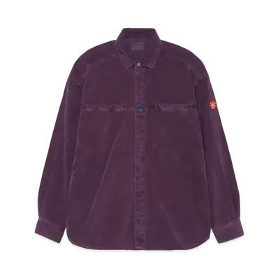 Cav Empt (C.E) CORD DESIGN BIG SHIRT "Purple"