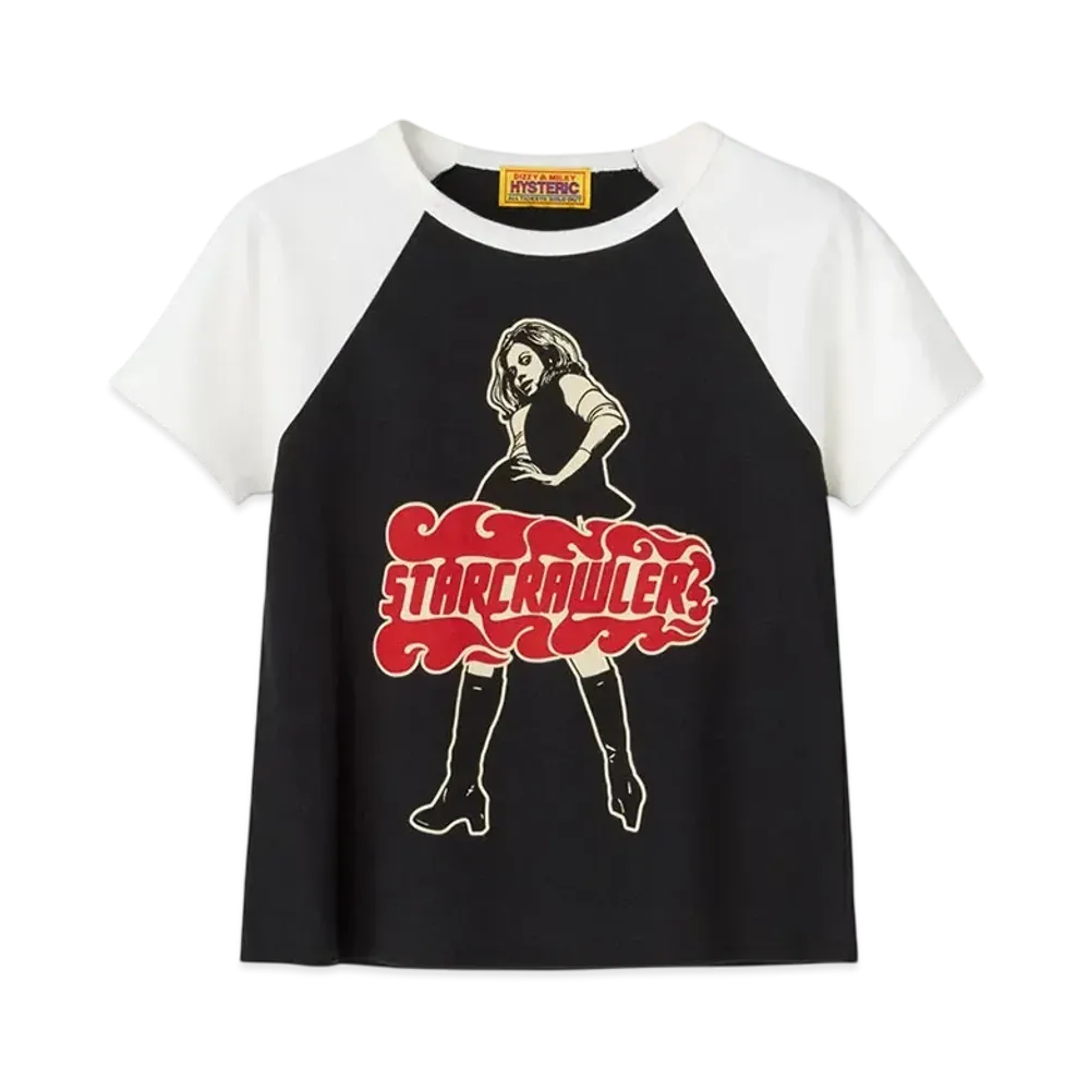 HYSTERIC GLAMOUR x Starcrawler Vixen Girl T-Shirt "Black"