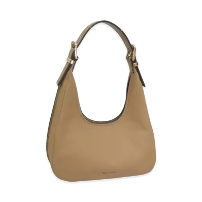 MICHAEL KORS Women's Nolita Small Pebbled Leather Hobo Shoulder Bag "Brown"