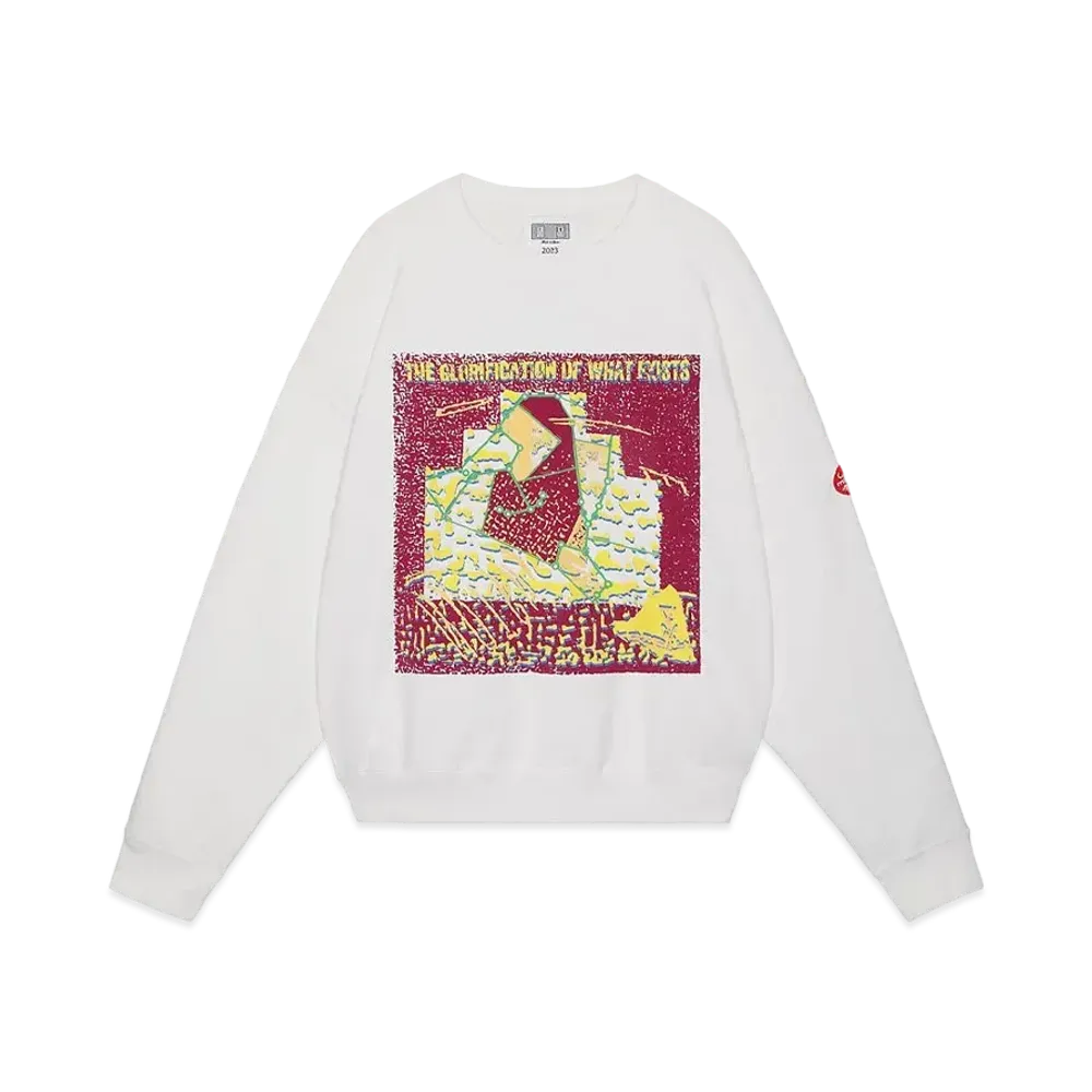 Cav Empt (C.E) Washed Glorification Crew Neck "White"