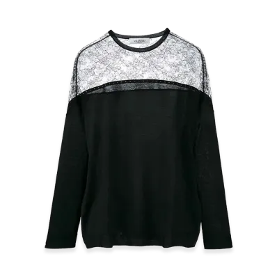 Valentino Women's Crewneck "Black"
