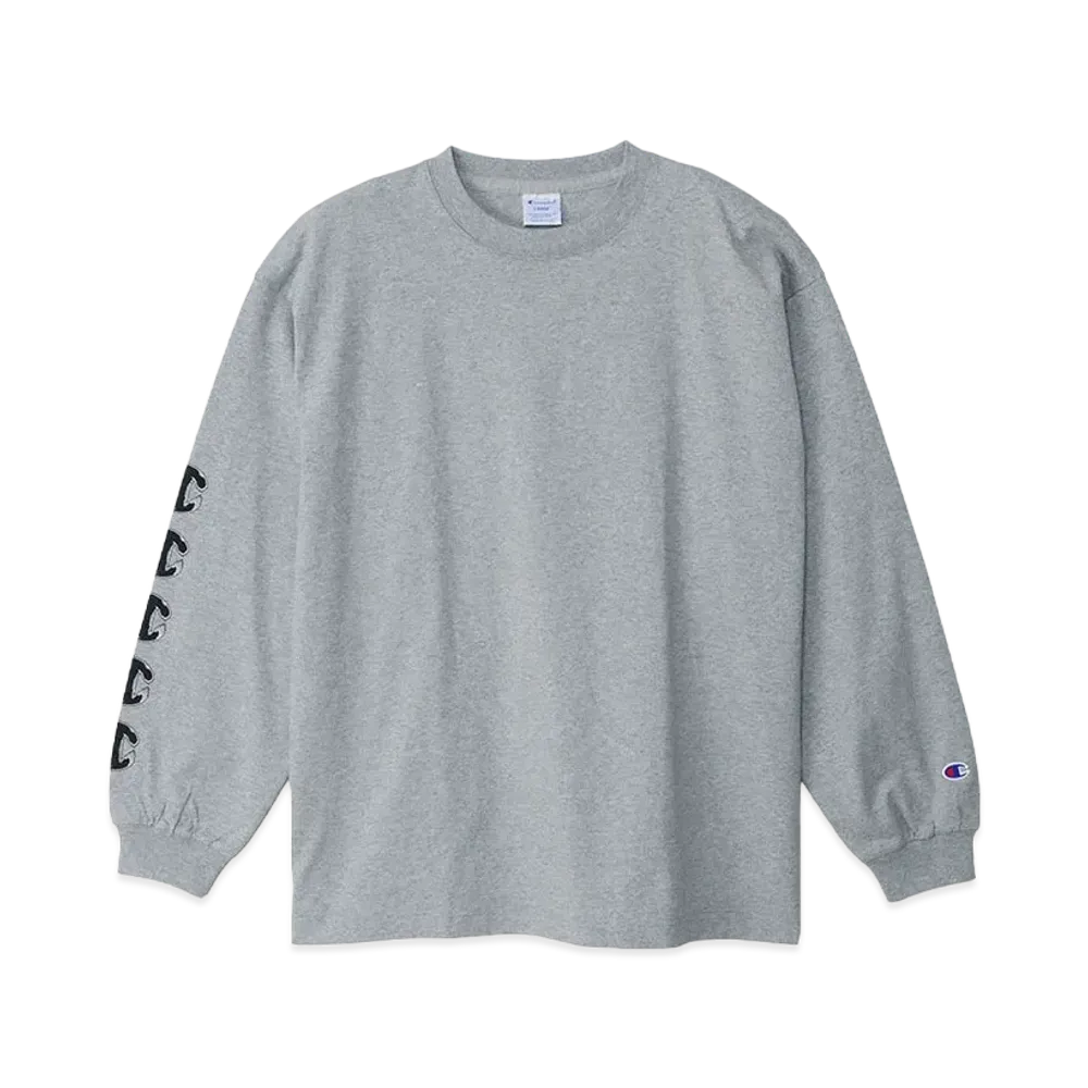 Champion x Sneakerwolf Long Sleeve T-Shirt "Oxford Gray"