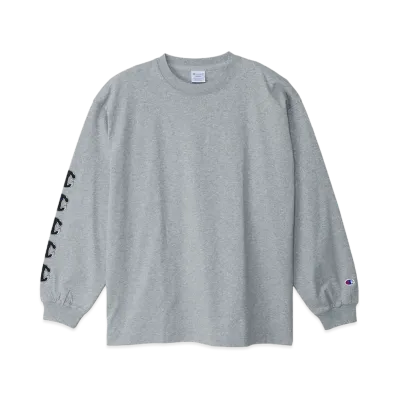 Champion x Sneakerwolf Long Sleeve T-Shirt "Oxford Gray"