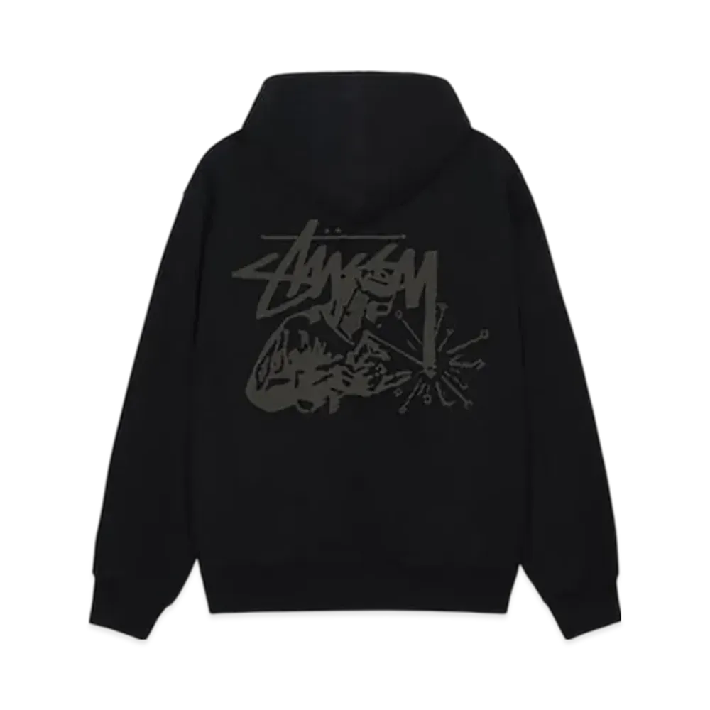 Stussy Welder Zip Hoodie "Black"